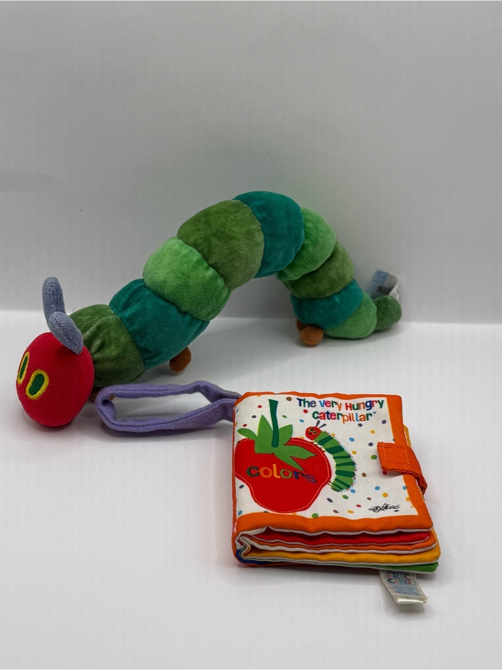 Eric Carle Hungry Caterpillar Plush Stuffed Animal and Soft Book